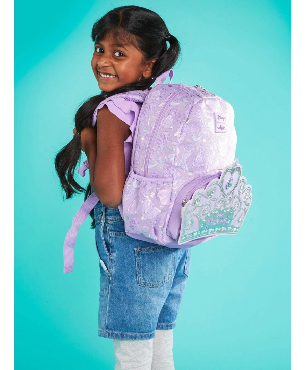 Smiggle - Disney Prenses Junior Kapşonlu Sırt Çantası