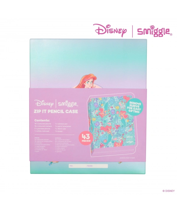 Smiggle - Disney Prenses Kalem Kutusu ve Boyaları Kırtasiye Seti Kiti