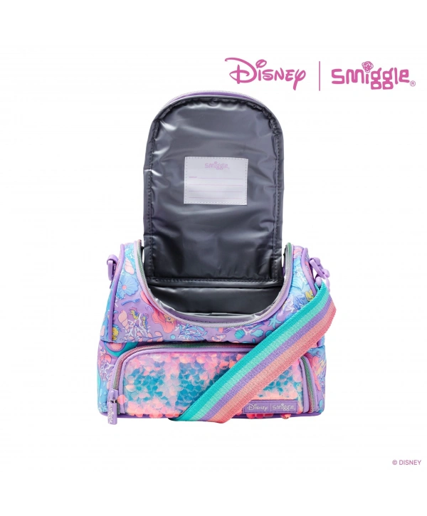 Smiggle - Disney Princess Askılı Çift Katlı Beslenme Çantası