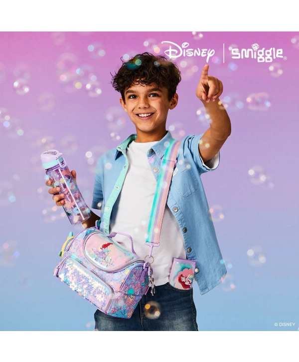 Smiggle - Disney Princess Askılı Çift Katlı Beslenme Çantası