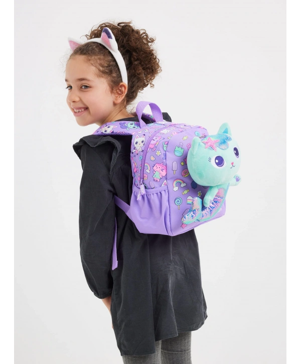 Smiggle - Gabbys Dollhouse Kreş Çıkarabilir Oyuncaklı Sırt Çantası