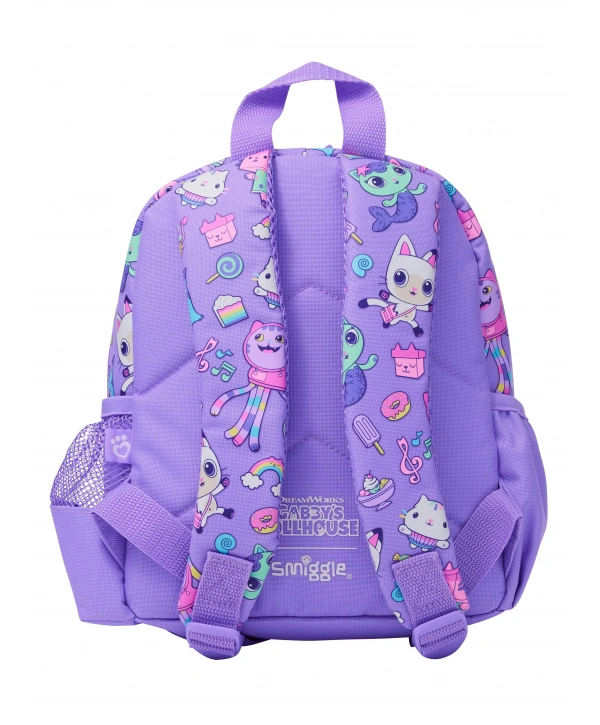 Smiggle - Gabbys Dollhouse Kreş Çıkarabilir Oyuncaklı Sırt Çantası