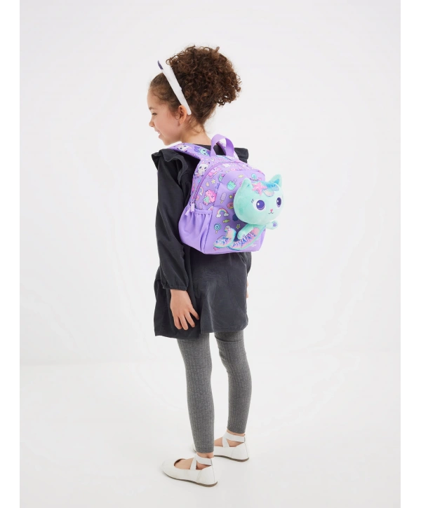 Smiggle - Gabbys Dollhouse Kreş Çıkarabilir Oyuncaklı Sırt Çantası