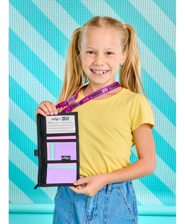 Smiggle - Hello Kitty Boyun Askılı Çocuk Cüzdanı