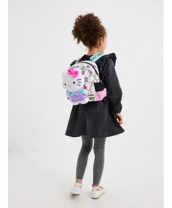Smiggle - Hello Kitty Çıkarılabilir Oyuncaklı Kreş Okul Sırt Çantası