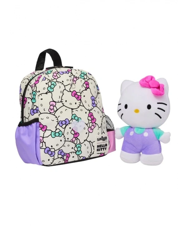 Smiggle - Hello Kitty Çıkarılabilir Oyuncaklı Kreş Okul Sırt Çantası