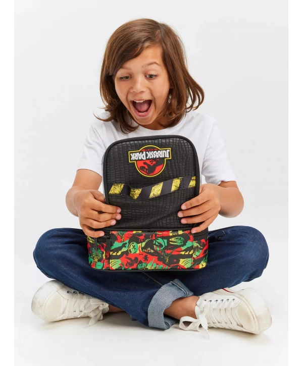 Smiggle - Jurassic Park Çift Katlı Beslenme Çantası