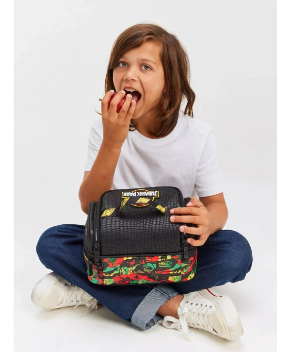 Smiggle - Jurassic Park Çift Katlı Beslenme Çantası