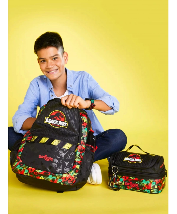 Smiggle - Jurassic Park Çift Katlı Beslenme Çantası