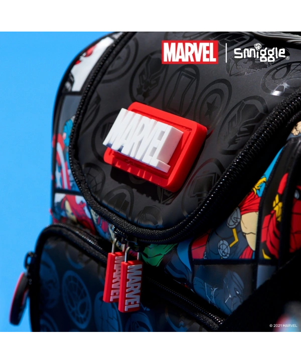 Smiggle - Marvel Çift Katlı Beslenme Çantası