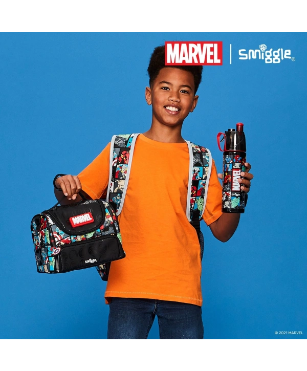 Smiggle - Marvel Çift Katlı Beslenme Çantası