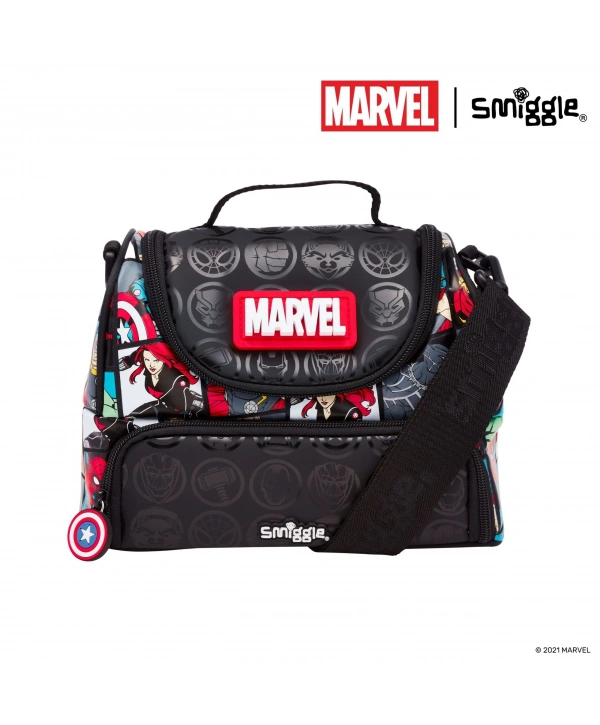 Smiggle - Marvel Çift Katlı Beslenme Çantası