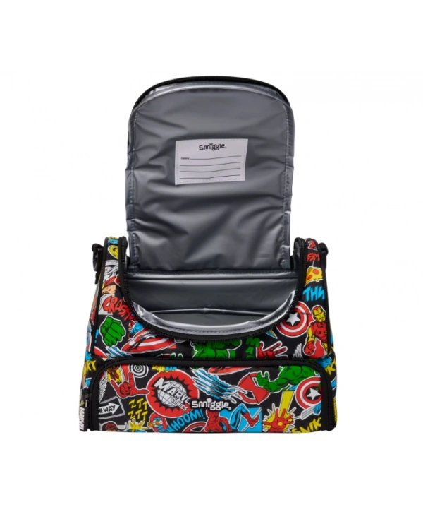 Smiggle - Marvel Comics Çift Katlı Beslenme Çantası