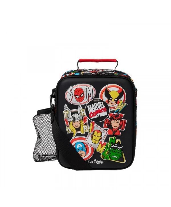Smiggle - Marvel Sert Kapaklı Beslenme Çantası