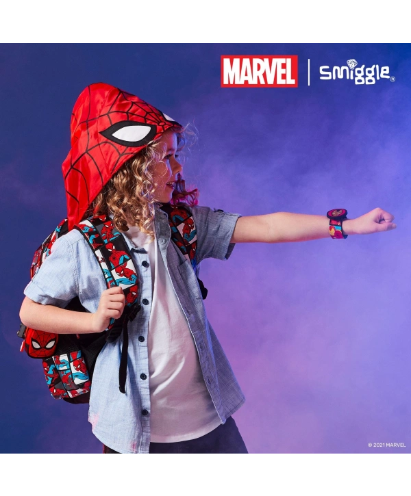 Smiggle - Marvel Junior Hoodie Sırt Çantası