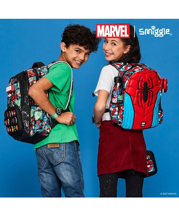 Smiggle - Marvel Junior Hoodie Sırt Çantası