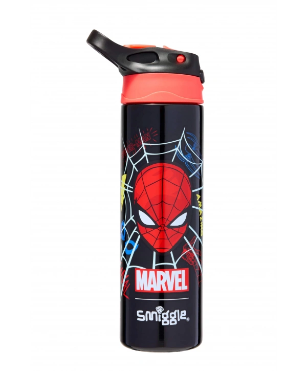 Smiggle - Marvel BPAsız Otomatik Pipetli 650ML Suluk