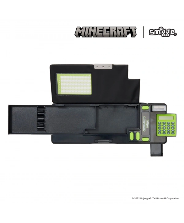 Smiggle - Minecraft Hesap Makineli Otomatik Kalem Kutusu