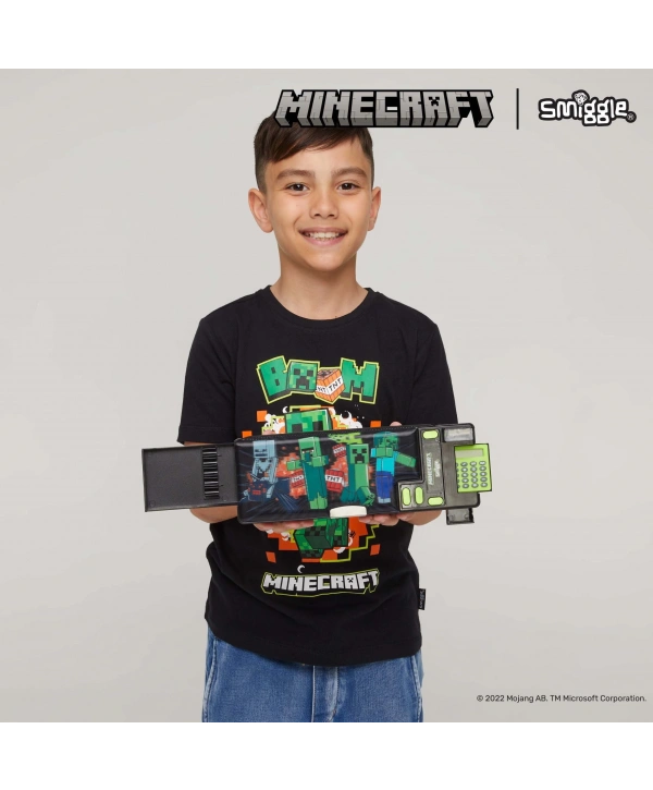 Smiggle - Minecraft Hesap Makineli Otomatik Kalem Kutusu