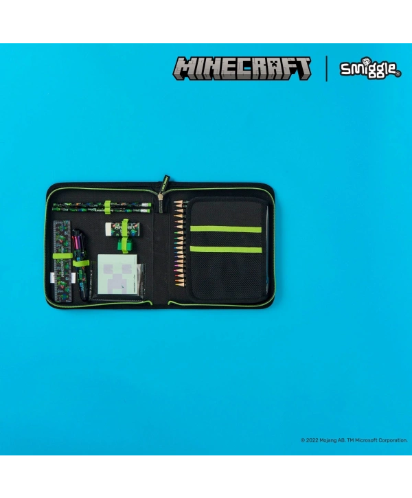 Smiggle - Minecraft Kırtasiye Seti ve Kalem Kutusu