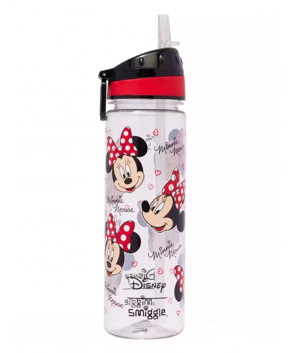 Smiggle - Minnie Mouse 650ML Pipetli BPAsız Suluk