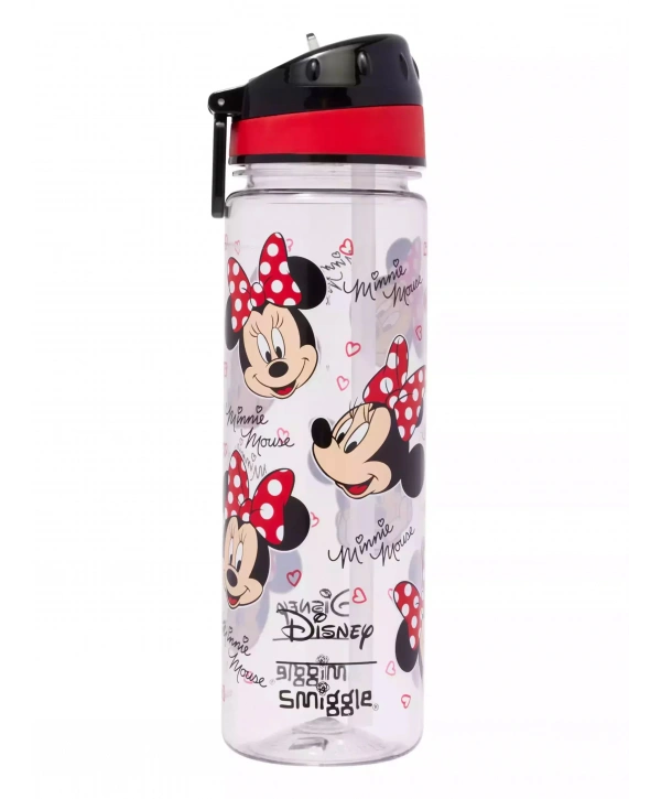 Smiggle - Minnie Mouse 650ML Pipetli BPAsız Suluk