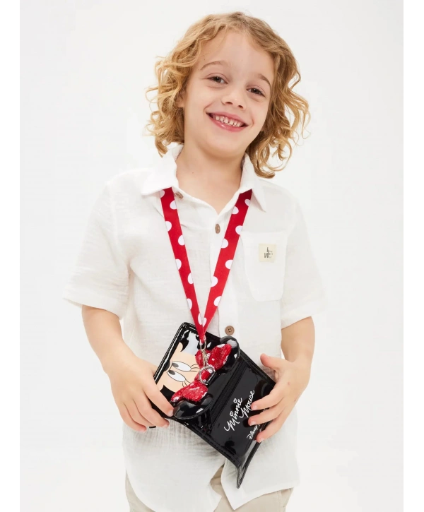 Smiggle - Minnie Mouse Karakterli İpli Cüzdan