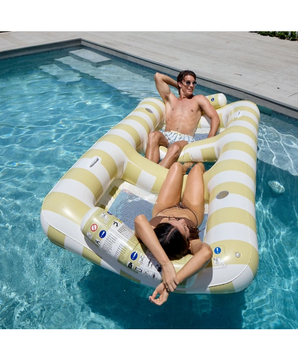 Sunnylife - Casa Sand Stripe İkili Deniz ve Havuz Yatağı