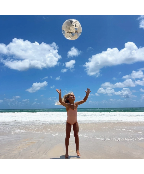 Sunnylife - Cotton Candy Şişme Parıltılı Plaj Topu