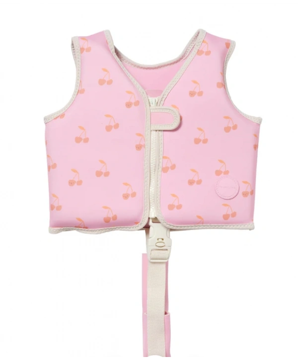Sunnylife Çocuk Yüzme Can Yeleği  1-2 yaş Cotton Candy Cherry