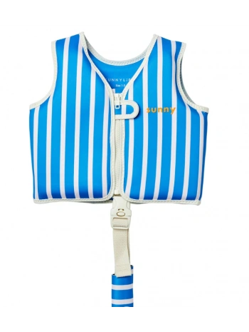 Sunnylife Çocuk Yüzme Can Yeleği 1-2 Yaş Tino the Tiger Blue