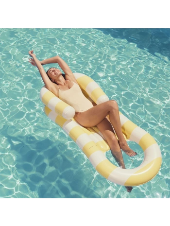 Sunnylife Deniz ve Havuz Yatağı La Mer Limon Stripe