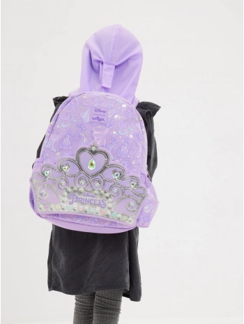 Smiggle - Disney Prenses Junior Kapşonlu Sırt Çantası