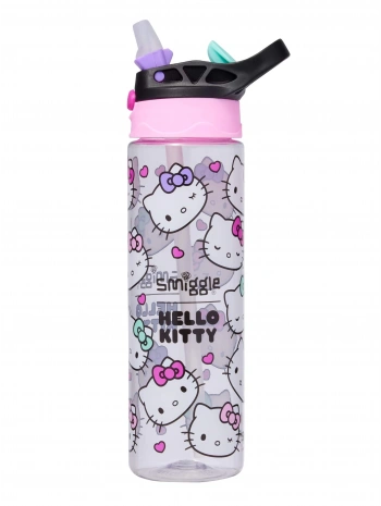 Smiggle - Hello Kitty BPAsız Otomatik Pipetli 650ML Suluk