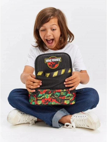 Smiggle - Jurassic Park Çift Katlı Beslenme Çantası
