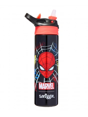 Smiggle - Marvel BPAsız Otomatik Pipetli 650ML Suluk