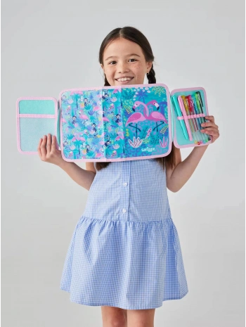 Smiggle - Wild Side Flamingo Kalem Kutusu ve Kırtasiye Seti