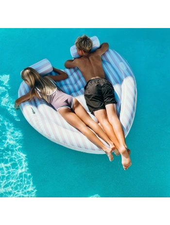 Sunnylife - Stole My Heart İkili Şişme Havuz ve Deniz Yatağı