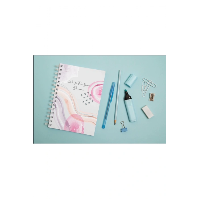 A5 spiralli Hayalini Yaz Motivasyon Ajanda