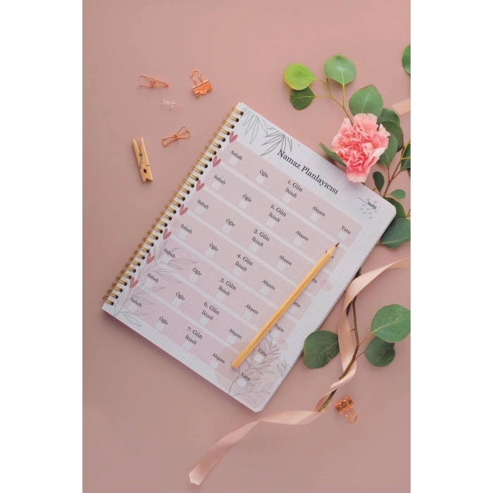 Namaz Ajandası / İslami Ajanda / Yıllık Planlayıcı / Haftalık Planlayıcı / Ajanda