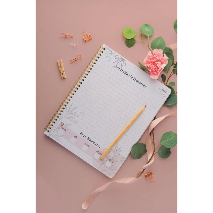 Namaz Ajandası / İslami Ajanda / Yıllık Planlayıcı / Haftalık Planlayıcı / Ajanda