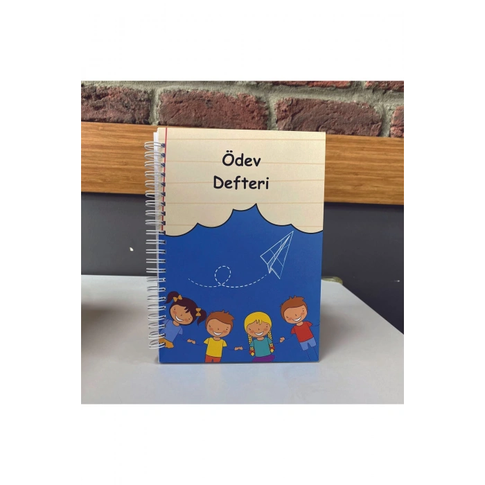 Ödev Defteri / Mavi Defter / Okul Defteri / Çocuk Defteri / Konsept Defter