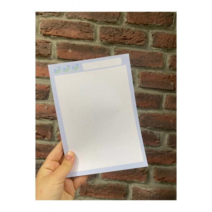 A5 Bloknot/ Notepad / Defter / Planner / Lila Laleli A5 Notluk