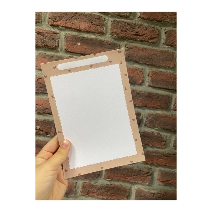A5 Bloknot/ Notepad / Defter / Planner / Kahve Kalpli A5 Notluk
