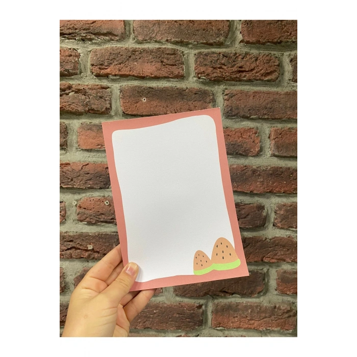 A5 Bloknot/ Notepad / Defter / Planner / Karpuzlu A5 Notluk