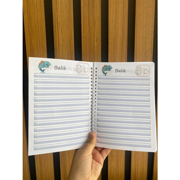 İlk Yazı Defterim / Dikte Defteri / Klavuz Çizgili Defter (Müfredata Uygun)