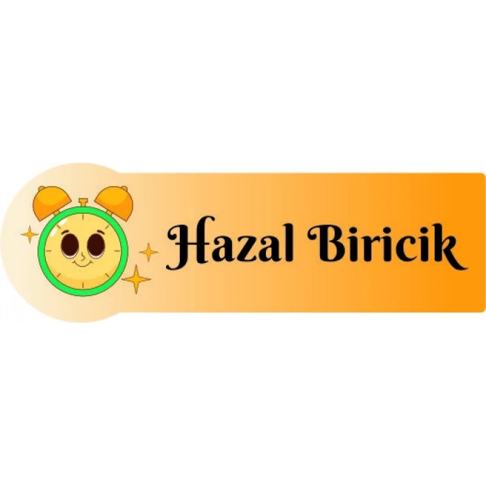 İsme Özel Okul Etiketi Seti