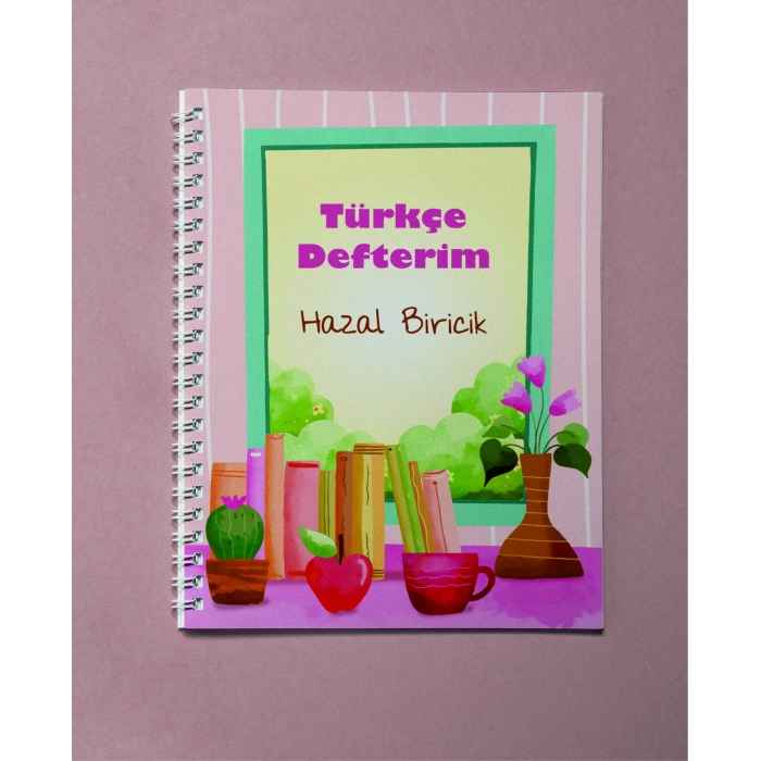 İsme Özel Türkçe Defteri / Okul Defteri