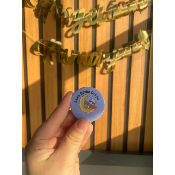 Ramazan / İsme Özel Oruçluyum Rozeti