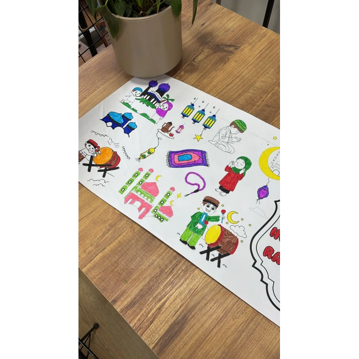 Ramazan Temalı Rulo Boyama
